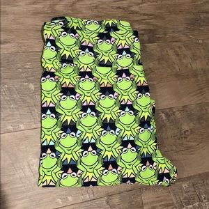 LulaRoe TC Kermit Leggings